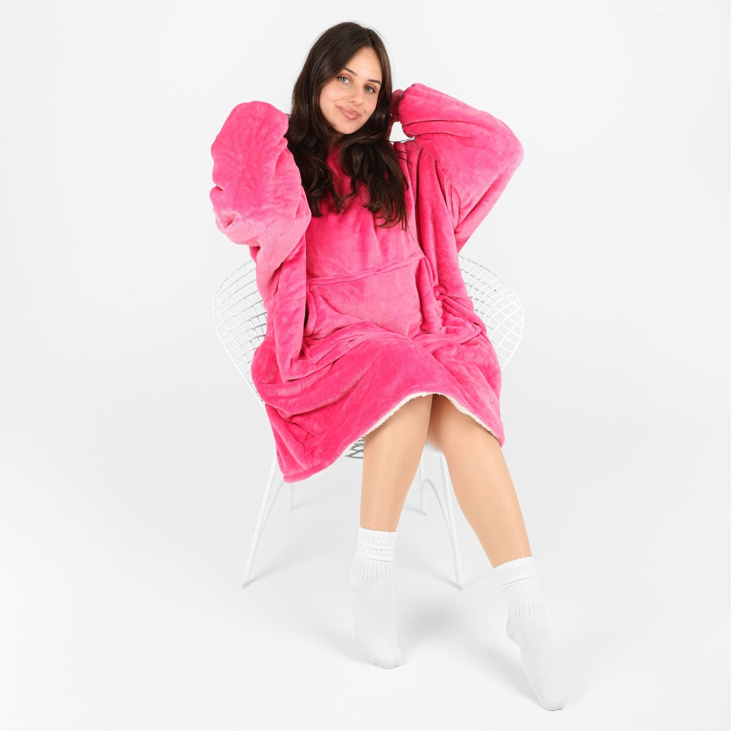Blanket Hoodie (Rose)