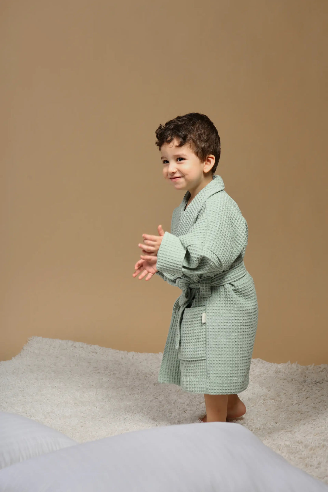 Peignoir Kids - vert d'eau