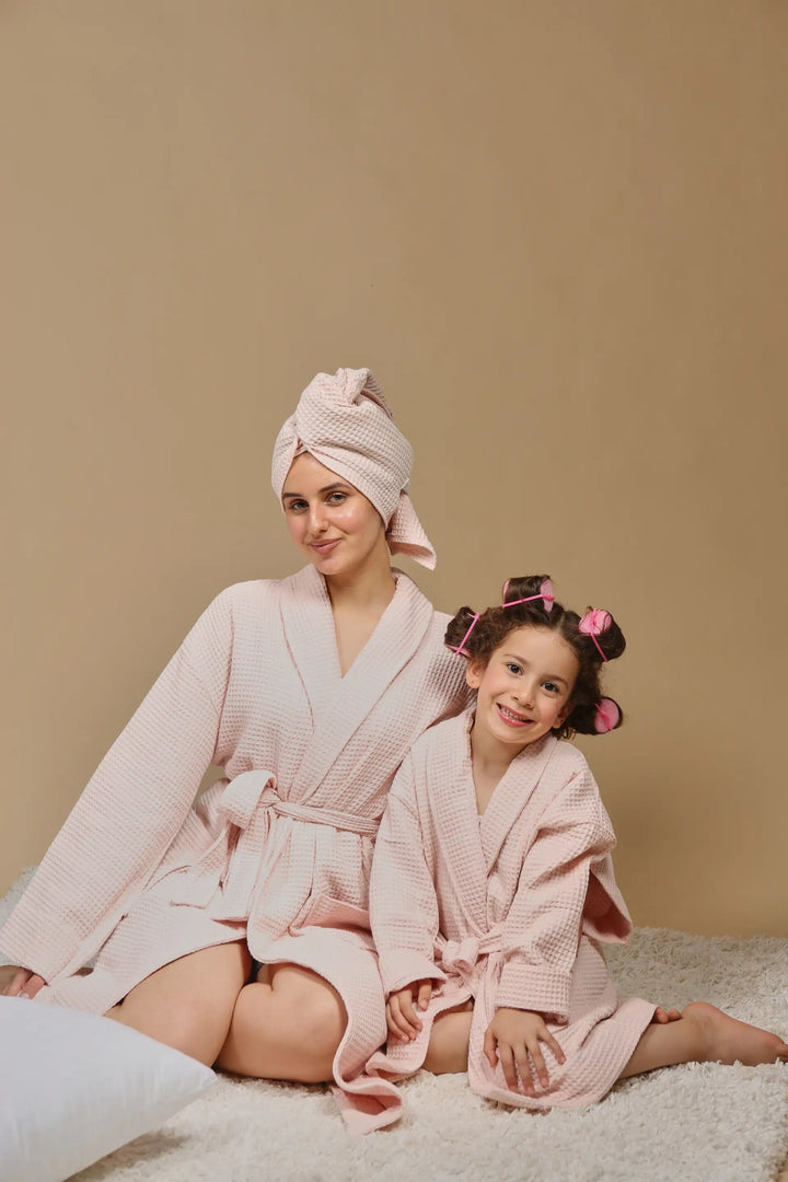 Peignoir Kids - Rose Poudré