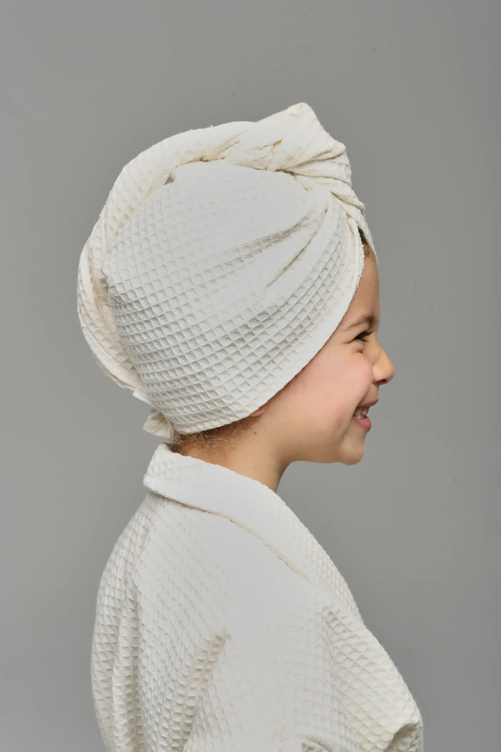 Turban Cheveux Écru