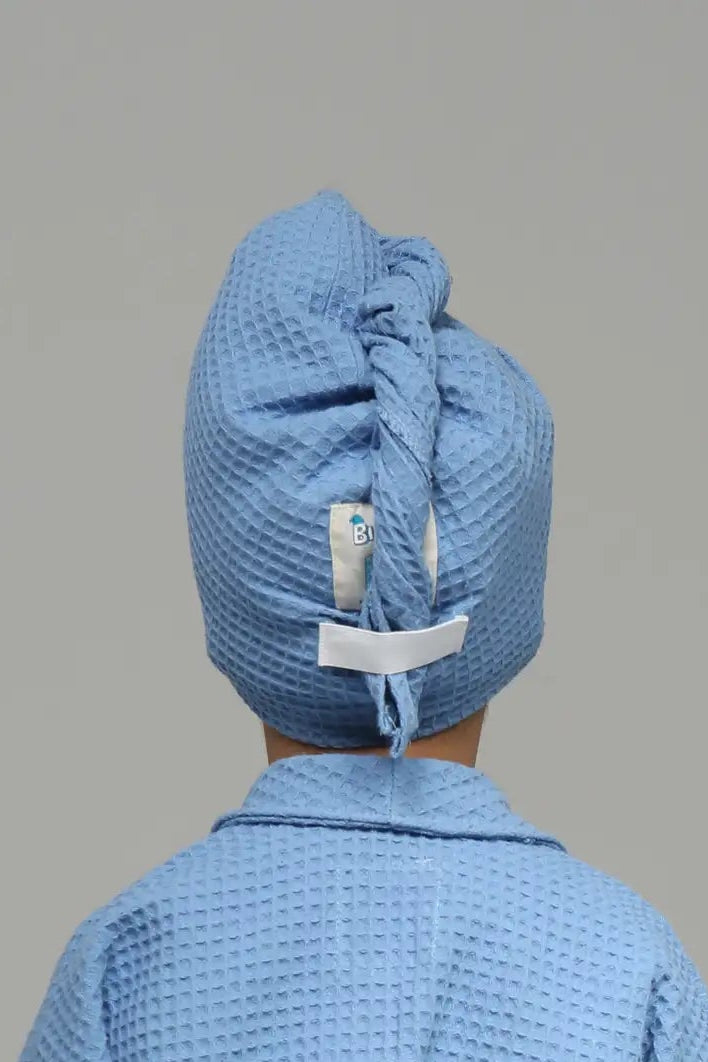 Turban Cheveux Bleu