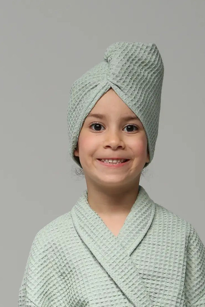 Turban Cheveux Vert d'eau