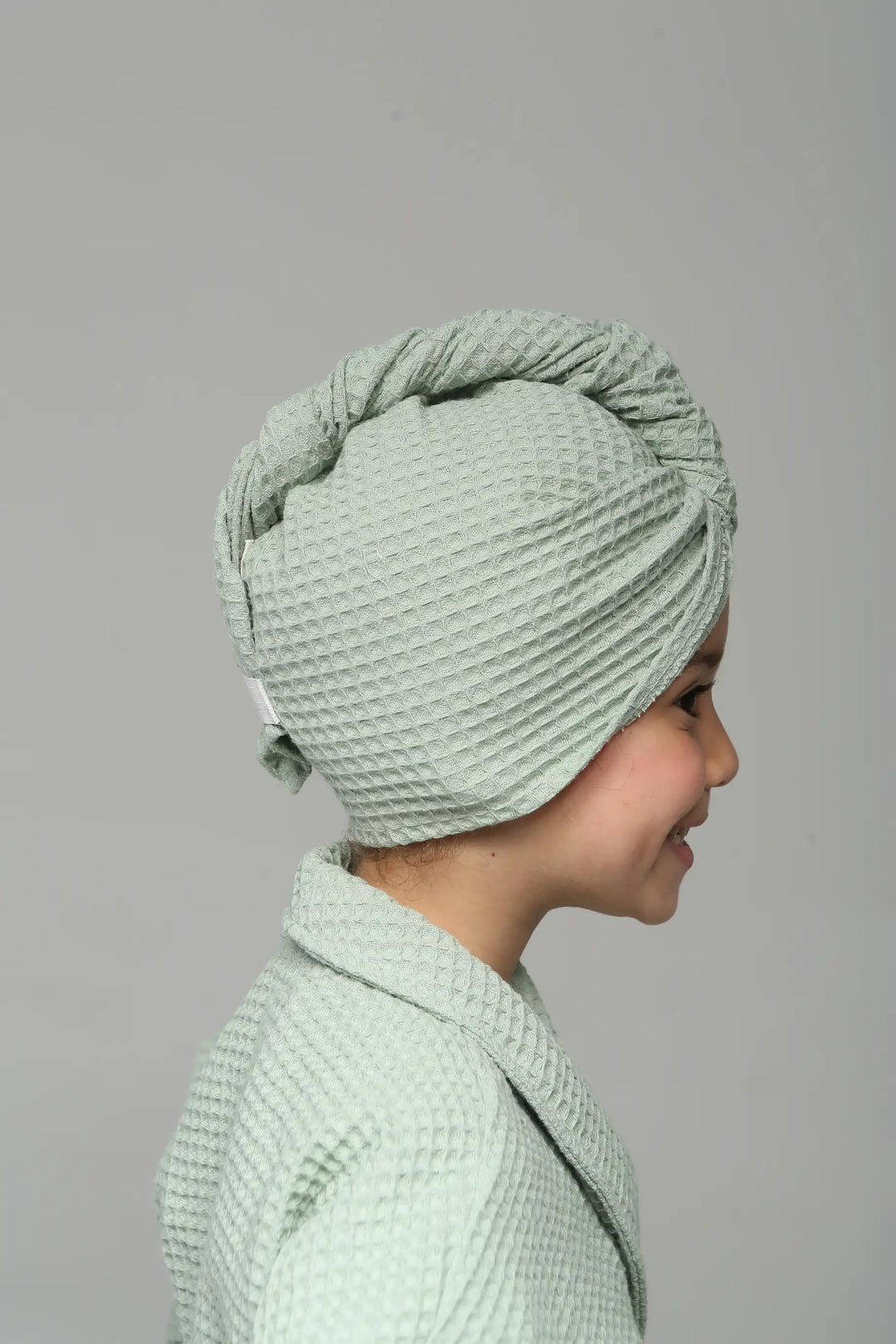 Turban Cheveux Vert d'eau