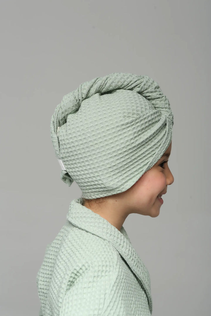 Turban Cheveux Vert d'eau