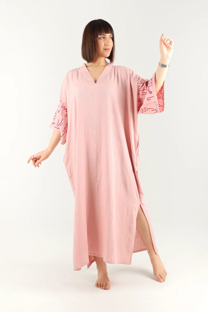 Jebba en lin (rose pastel)