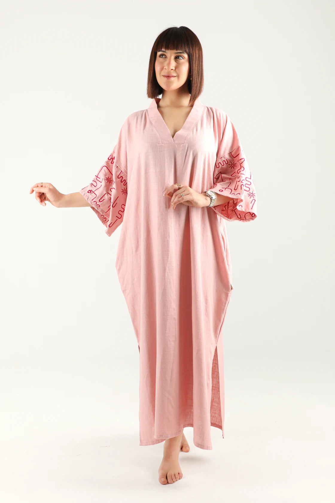 Jebba en lin (rose pastel)