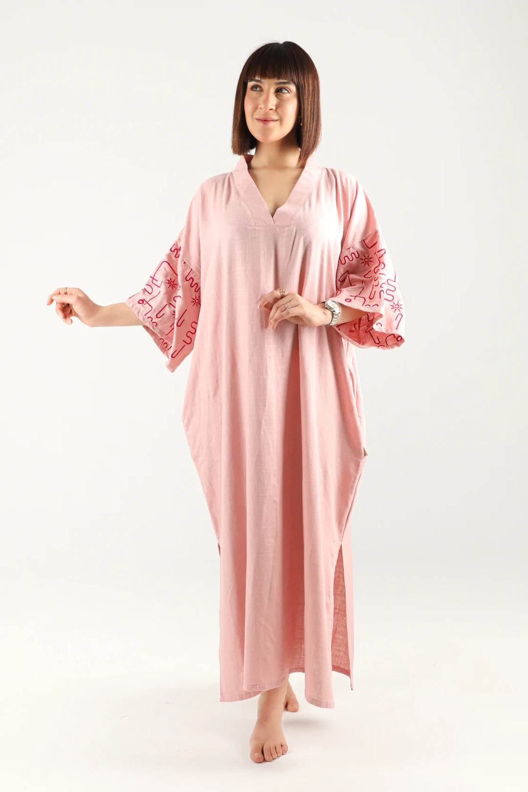 Jebba en lin (rose pastel)