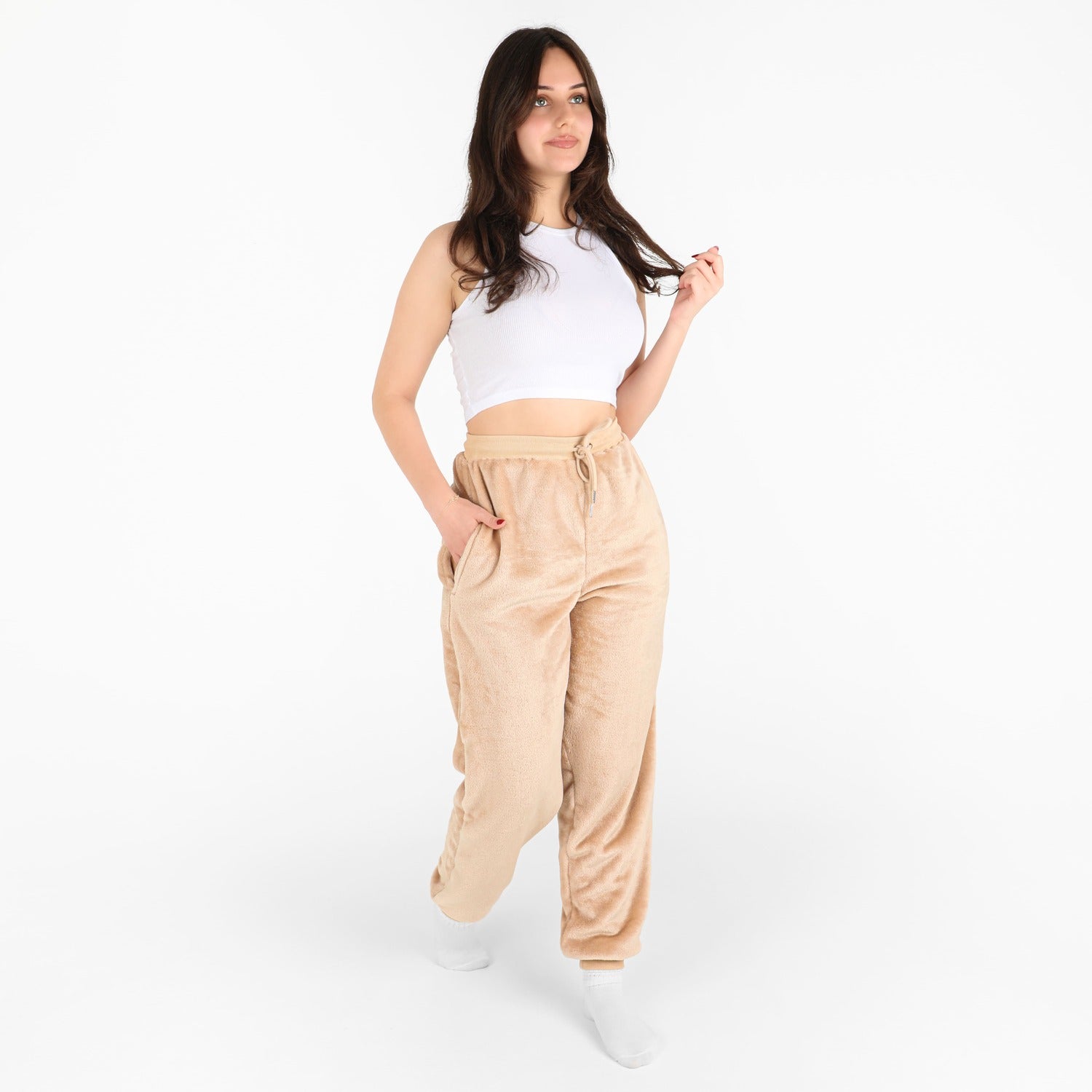 Pantalon Flannel (Beige)