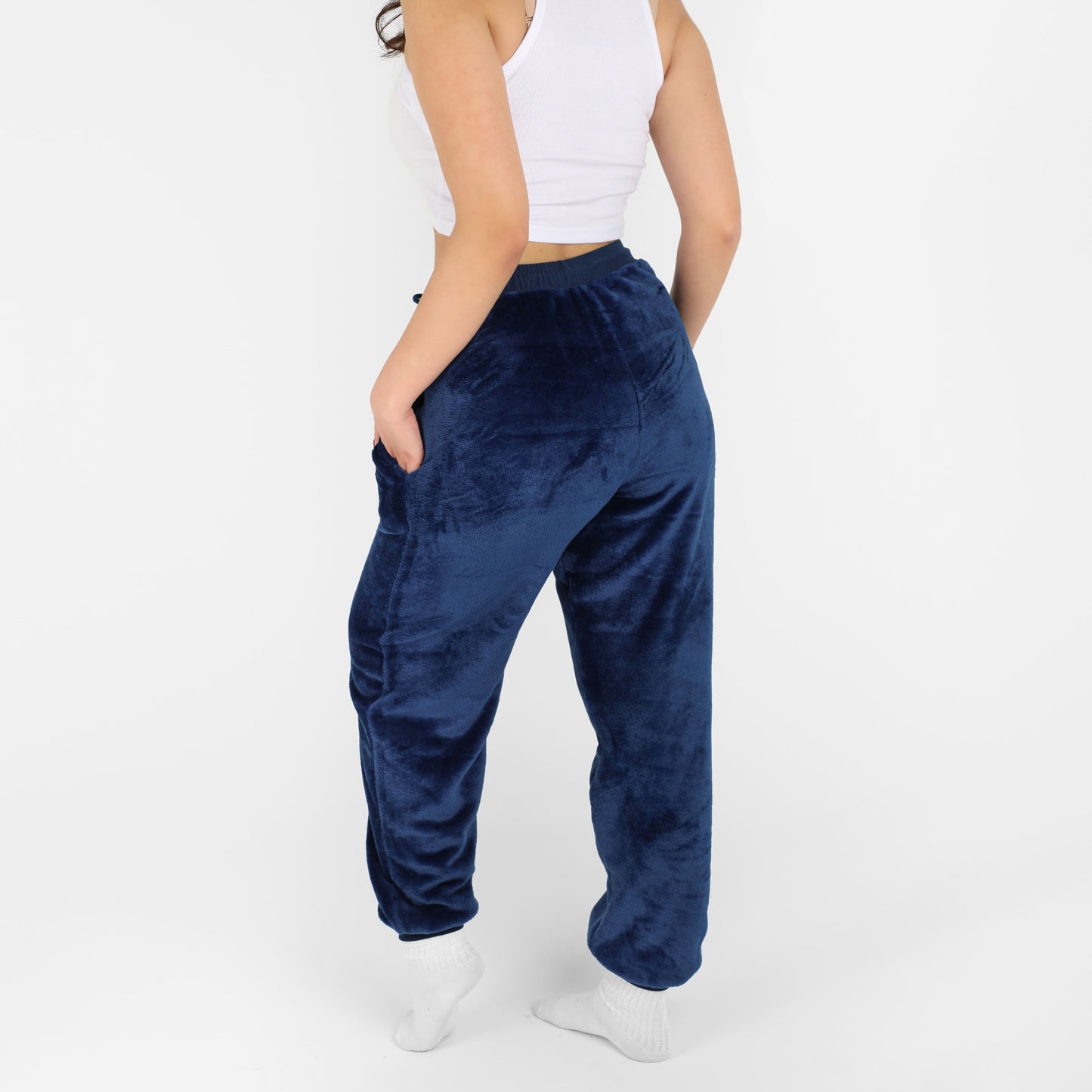 Pantalons Flannel (Bleu)