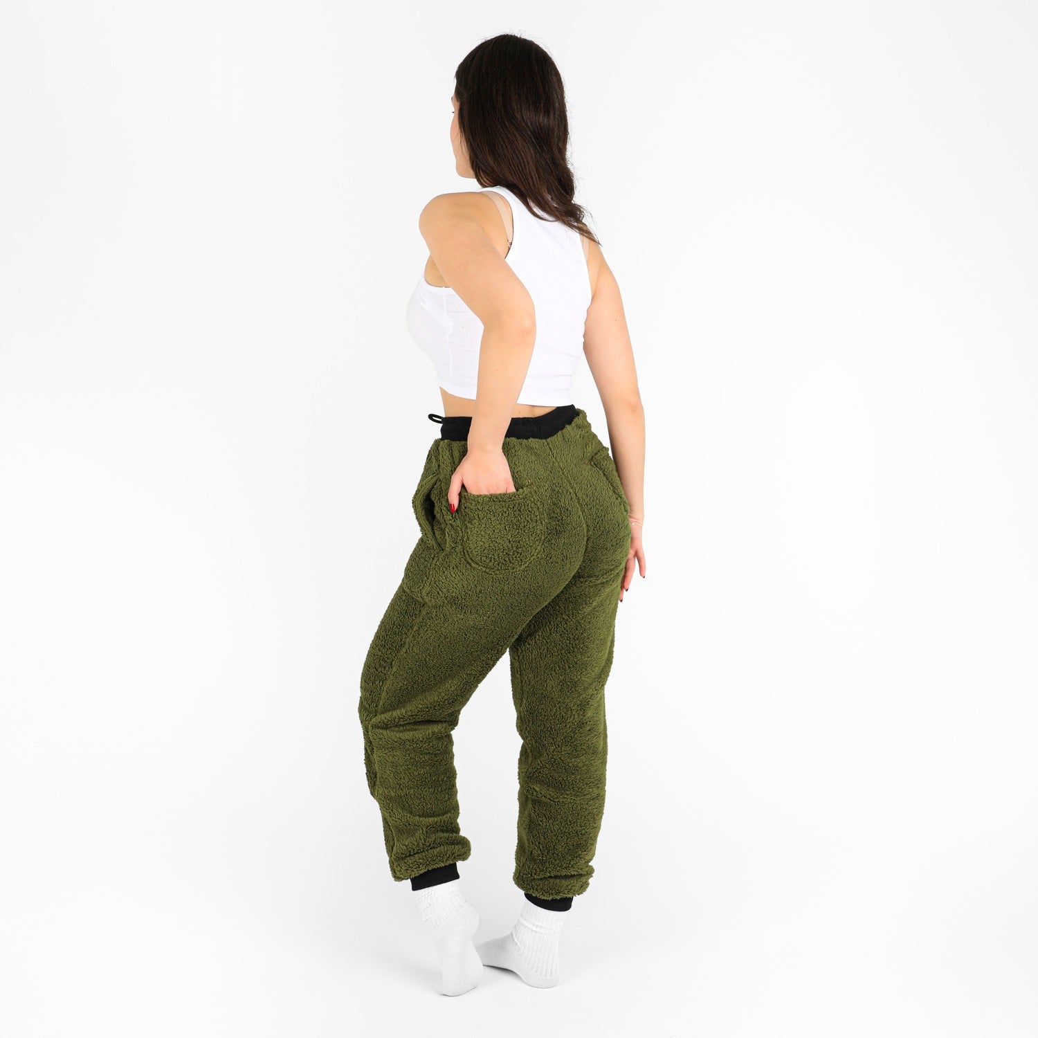 Pantalon-Sherpa (vert)