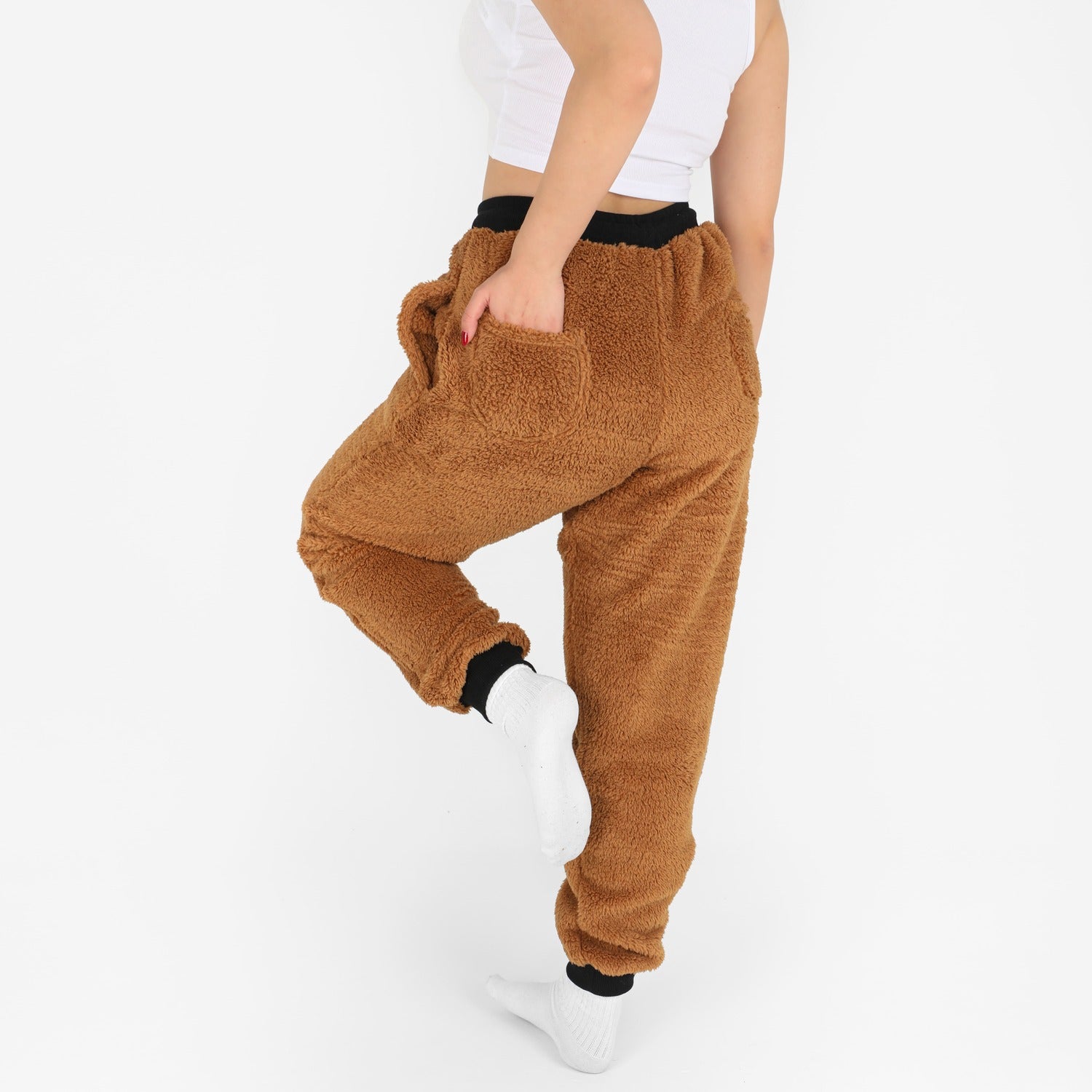 Pantalon-Sherpa (Caramel)