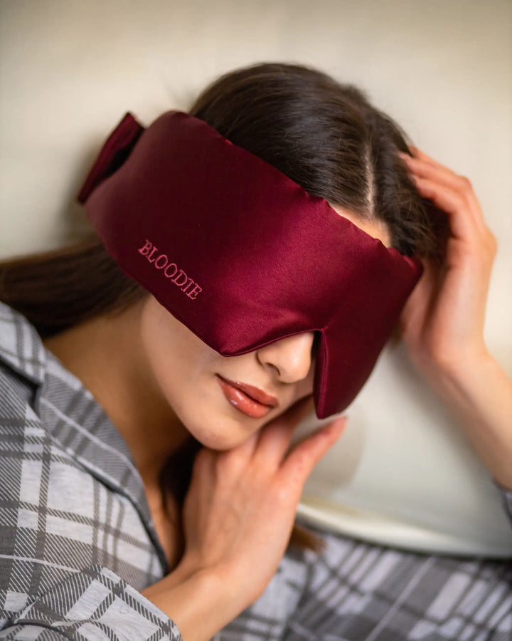 Masque de sommeil (burgundy)