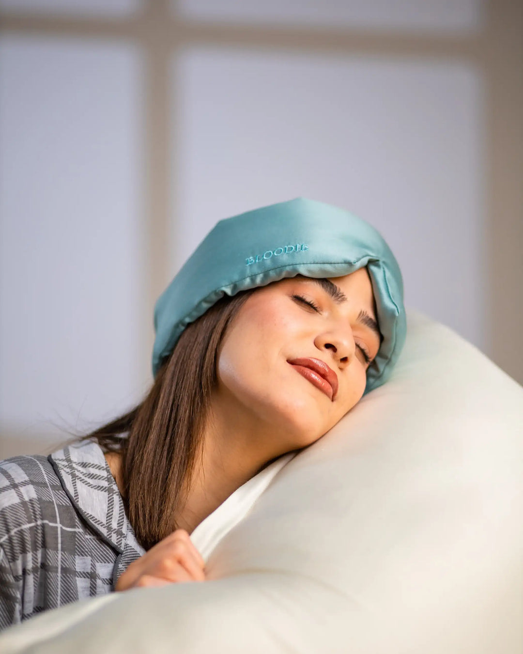 Masque de sommeil (vert d'eau)