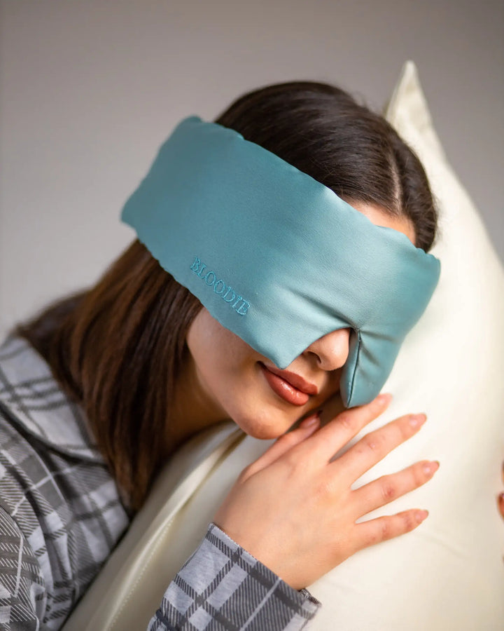 Masque de sommeil (vert d'eau)